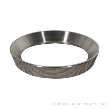 Anillo de embudo dosificador de cuenco dosificador de acero inoxidable para café